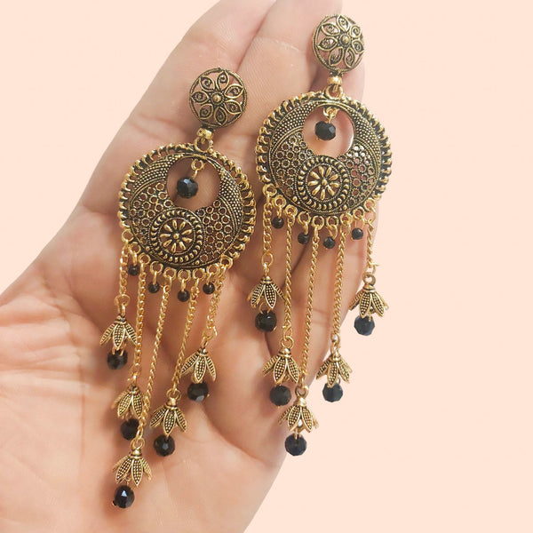 Elegant Oxidized Jhumki Earrings for Women and Girls