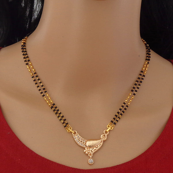 Luxurious 22K Gold Plated Mangalsutra for Fashionable Women and Girls