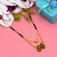 Daily Wear Two Line Gold Plated Mangalsutra For Women and Girls