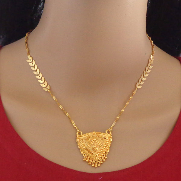 Contemporary 22K Gold Plated Mangalsutra for Women & Girls