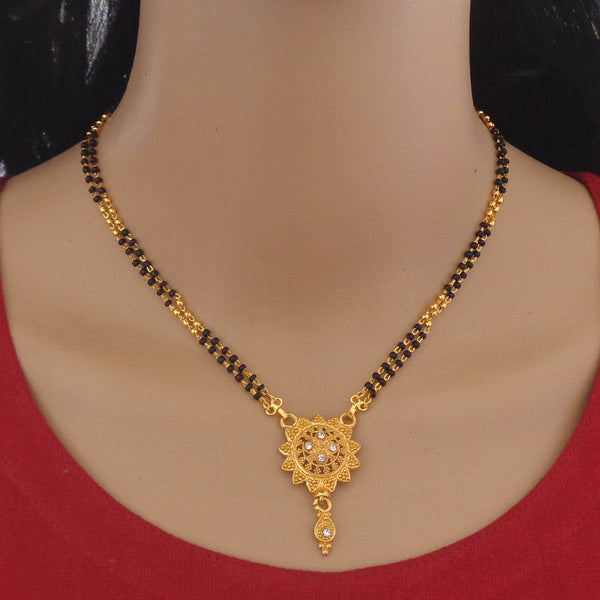 Daily Wear 22K Gold Plated Designer Mangalsutra for Women