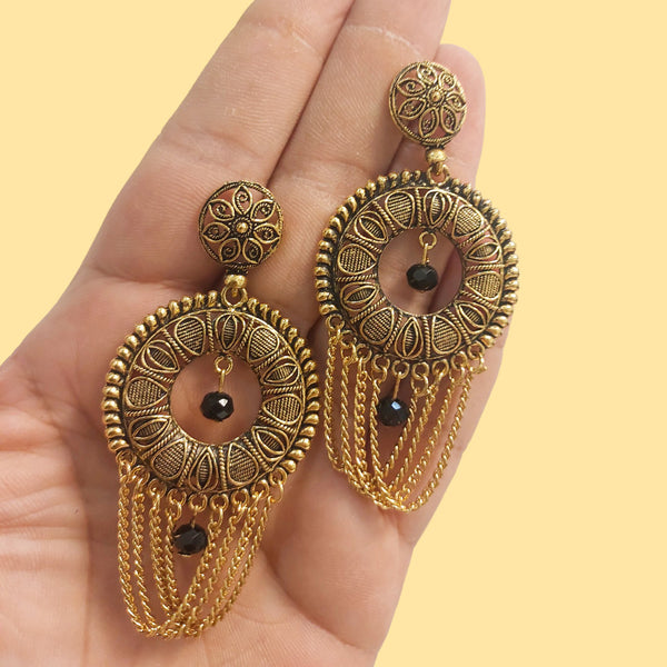 Trendy Oxidized Jhumki Earrings for Women and Girls