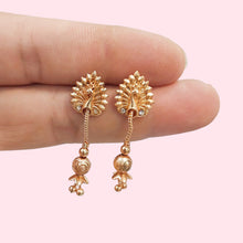 Stylish 22K Gold Plated AD Stone Studs Earrings for Women and Girls