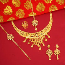 Gold Plated Brass Stylish Jewellery Set For Women and Girls