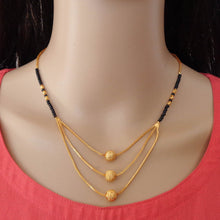 Designer Brass Mangalsutra with 22K Gold Plating