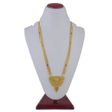 Women's Handmade Long Brass Mangalsutra with 22K Gold Plating