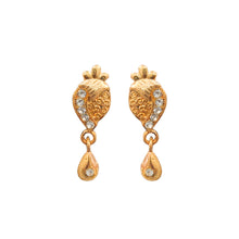 Radiant 22K Gold Plated Meenakari Chandbali Earrings for Women and Girls