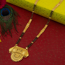 Handmade Brass Long Mangalsutra for Women with 22K Gold Plating