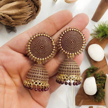 22K Gold Plated Jhumki Earrings for Women and Girls