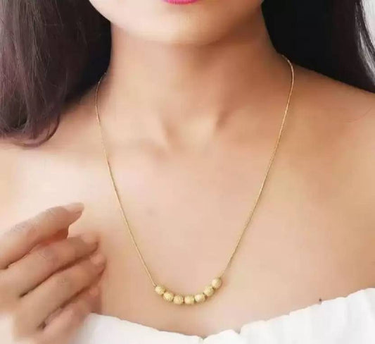Regular Wear Designer Gold Plated Mangalsutra For Women and Girls