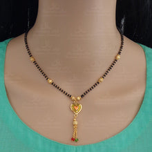 Elegant Brass Mangalsutra with 22K Gold Plating for Girls