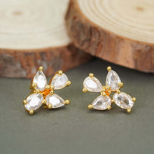 Golden Glamour AD Diamond Studs