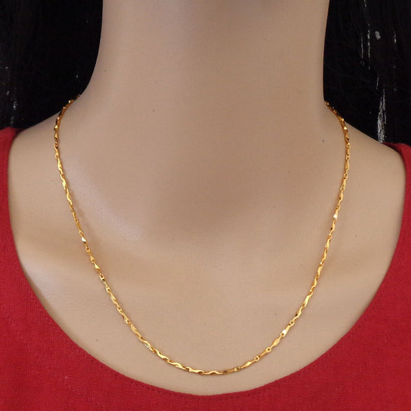 Classic 22K Gold-Plated Necklace – Suitable for Daily Wear & All Events