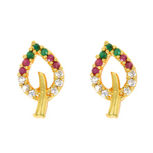 Golden Glamour AD Diamond Studs