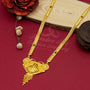 Elegant 22K Gold Plated Long Brass Mangalsutra for Women
