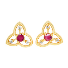 Fashion AD Diamond Studs - Gold Plated