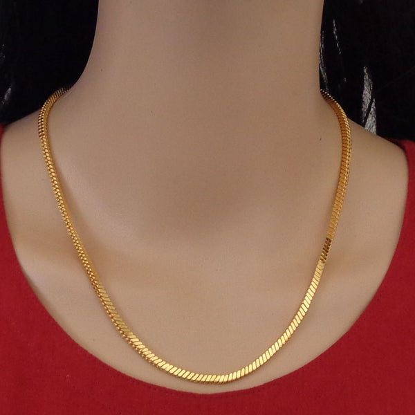 Stylish & Attractive 22K Gold-Plated Chain For Women & Girls