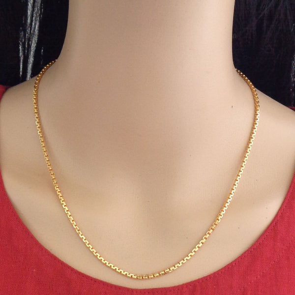 Stylish 22K Gold-Plated Chain – Brilliant Shine & Premium Attractive Quality