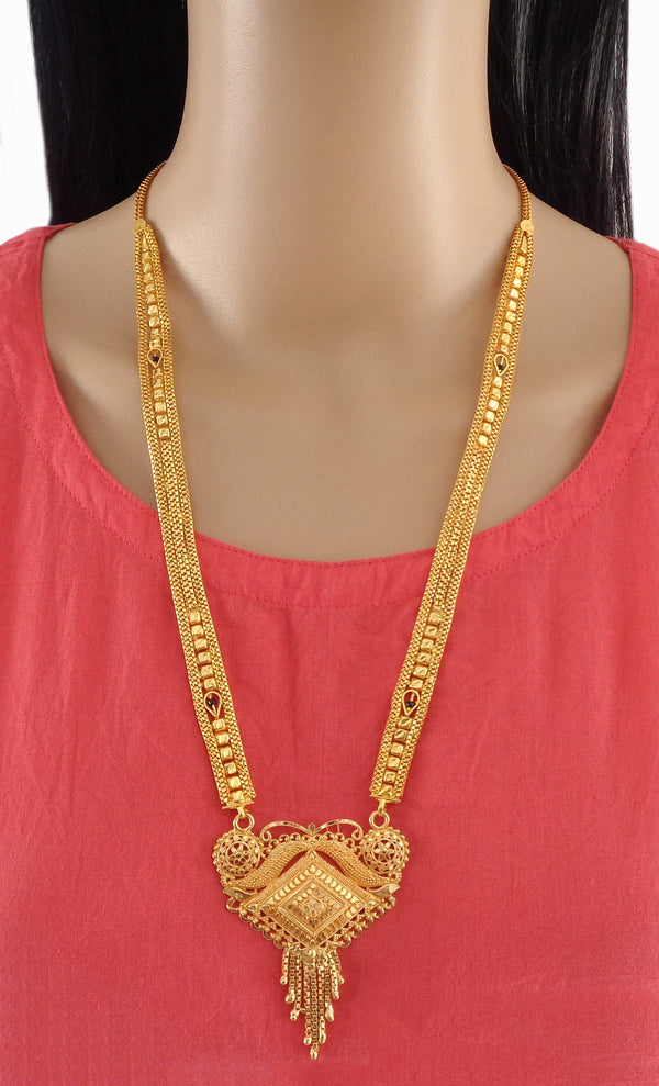 Modern 22k Gold-Plated Mangal sutra: Stylish and Comfortable Fit