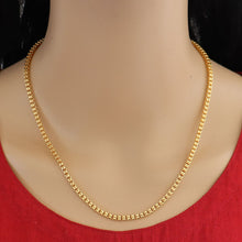 Long-Term Use 22K Gold-Plated Chain Necklace For Women & Girls