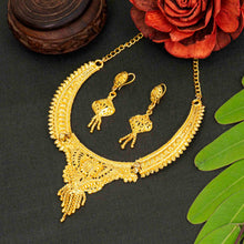 Charming and Designer Brass Gold Plated Jewellery Set For Women and Girls