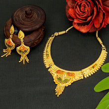 Unique and Stylish Barss Gold Plated Jewellery Set For Women and Girls