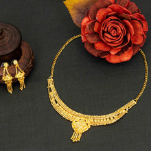 Beautiful and Stylish Handmade Work Brass Gold Plated Jewellery Set For Women and Girls