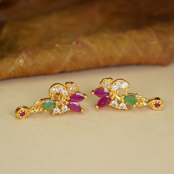 Modern AD Diamond Studs Earrings For Women