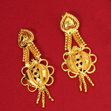 Traditional Brass Gold Plated Jewellery Set For Women and Girls With Earrings, Nathiya, Ring, Mangtika and Bracelet
