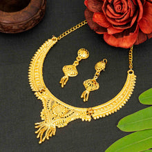 Designer and Stylish Brass Gold Plated Jewellery Set For Women and Girls