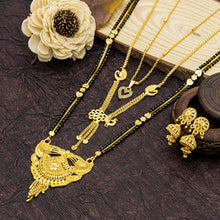 Designer and Stylish Daily Wear Brass Gold Plated Mangalsutra For Women