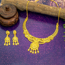 Latest Trend Designer Brass Gold Plated Jewellery Set For Women and Girls