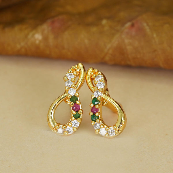 Gorgeous AD Diamond Studs Earrings For Women and Girls