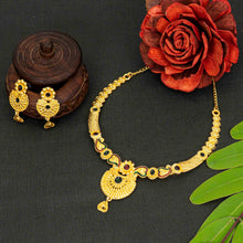 Ramdev Incredible Gold plated Necklace Set for Women and Girls