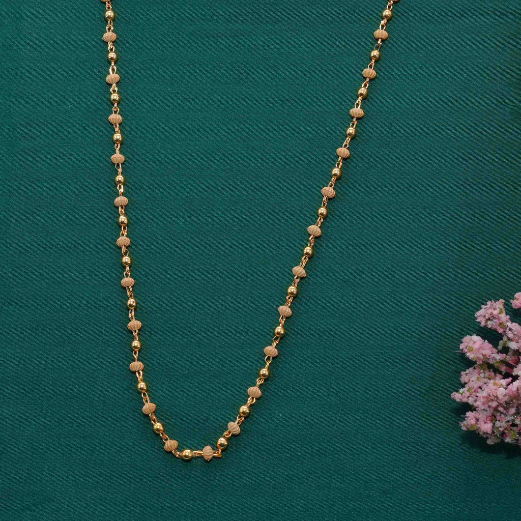 22k Gold Tulsi Beads Gold Chain Tulsi Beads Mala Gold Buy 22kt