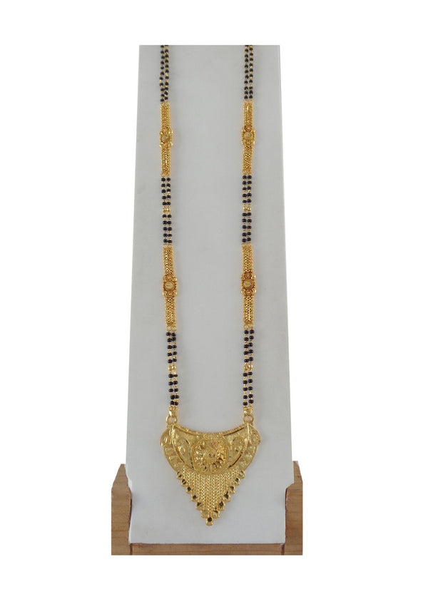 Affordable 22k Gold-Plated Mangal sutra with Minimalist Design