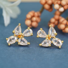 Golden Glamour AD Diamond Studs