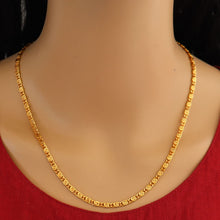 Stylish 22K Gold-Plated Chain – Skin-Friendly, Lightweight, and Premium