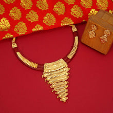 Designer and Stylish Gold Plated Necklace Set For Women and Girls