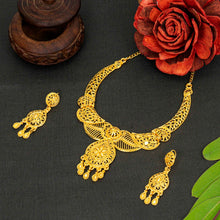 Latest Trend Designer Brass Gold Plated Jewellery Set For Women and Girls