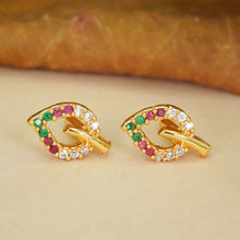 Golden Glamour AD Diamond Studs