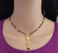 22K Gold Plated Floral Mangalsutra For Women and Girls