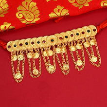 Designer and Stylish Gold Plated Necklace Chain Set For Women and Girls