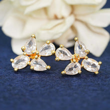 Golden Glamour AD Diamond Studs