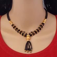 Stylish and Trendy Crystal Gold Plated Mangalsutra For Women and Girls