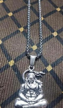 Hanuman Silver-Plated Chain with Locket