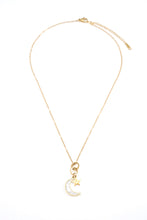 Trending Moon & Star Shape Pendant With Gold-Plated Chain for Women & Girls