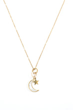 Trending Moon & Star Shape Pendant With Gold-Plated Chain for Women & Girls