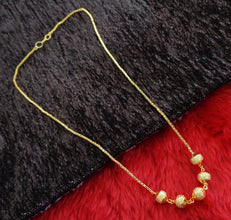 Brass Mangalsutra with Elegant 22K Gold Plating