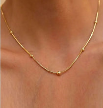 Daily Wear Brass 22K Gold Plated Beaded Chain